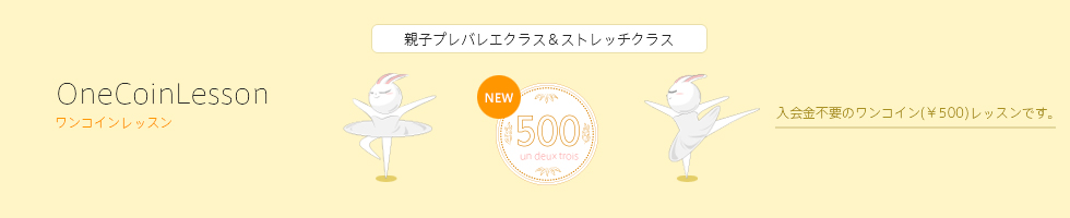 2才になったらママと一緒にバレエの楽しい時間を!